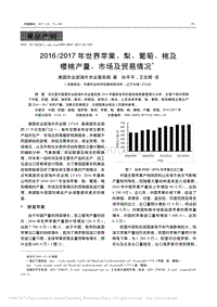 2016-2017年世界蘋果、梨、葡萄、桃及櫻桃產量、市場及貿易情況_孫平平.pdf