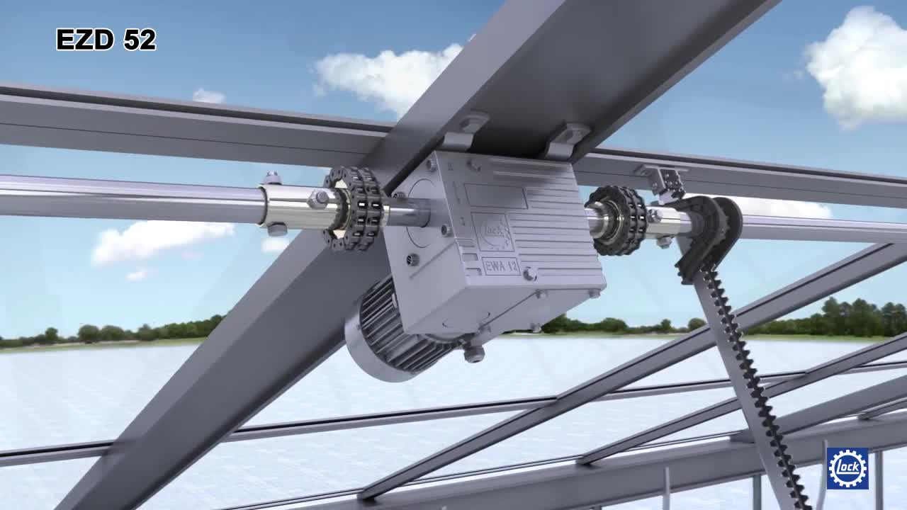 Lock Antriebstechnik -- lockdrives - EZD 52 Zahnradstangengetriebe.mp4