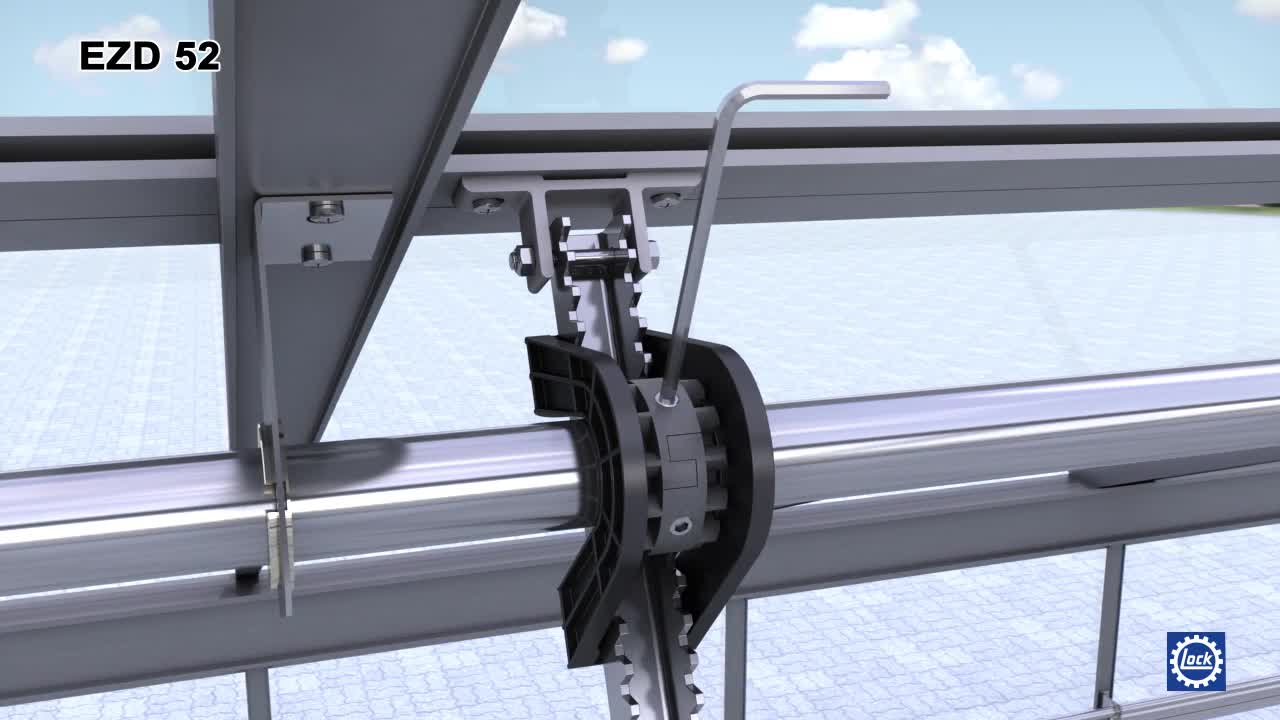 Lock Antriebstechnik -- lockdrives - EZD 52 Zahnradstangengetriebe Montage.mp4