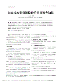 陽光玫瑰葡萄規(guī)模種植情況調(diào)查初報.pdf