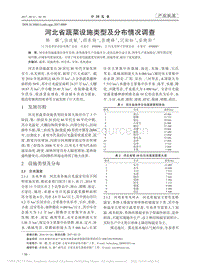 河北省蔬菜設(shè)施類型及分布情況調(diào)查