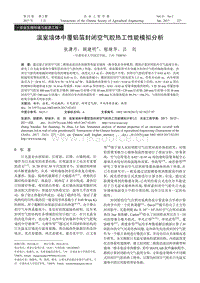 溫室墻體中覆鋁箔封閉空氣腔熱工性能模擬分析