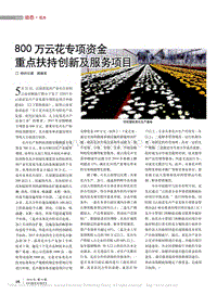 800萬云花專項(xiàng)資金重點(diǎn)扶持創(chuàng)新及服務(wù)項(xiàng)目