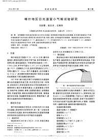 喀什地區(qū)日光溫室小氣候試驗研究