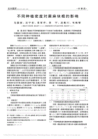 不同種植密度對蕨麻塊根的影響