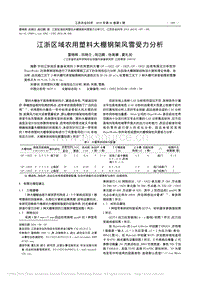 江浙區(qū)域農(nóng)用塑料大棚鋼架風(fēng)雪受力分析