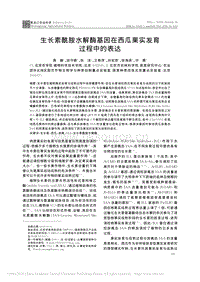 生長素酰胺水解酶基因在西瓜果實(shí)發(fā)育過程中的表達(dá)_高嬙.pdf