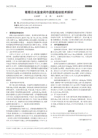 葡萄日光溫室間作蔬菜栽培技術(shù)探析