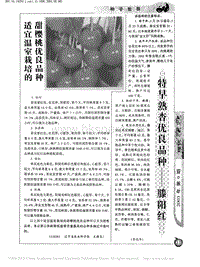 適宜溫室栽培的甜櫻桃優(yōu)良品種_王德生.pdf