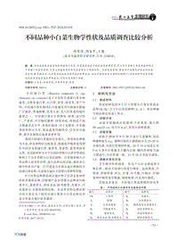 不同品種小白菜生物學(xué)性狀及品質(zhì)調(diào)查比較分析.pdf