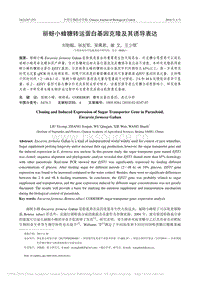麗蚜小蜂糖轉(zhuǎn)運蛋白基因克隆及其誘導(dǎo)表達_劉貽聰.pdf