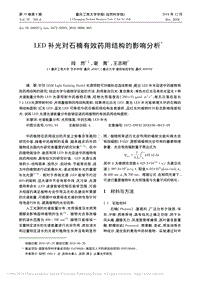 LED補光對石楠有效藥用結構的影響分析