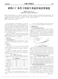 植物工廠條件下奶油生菜最佳氮濃度篩選.pdf