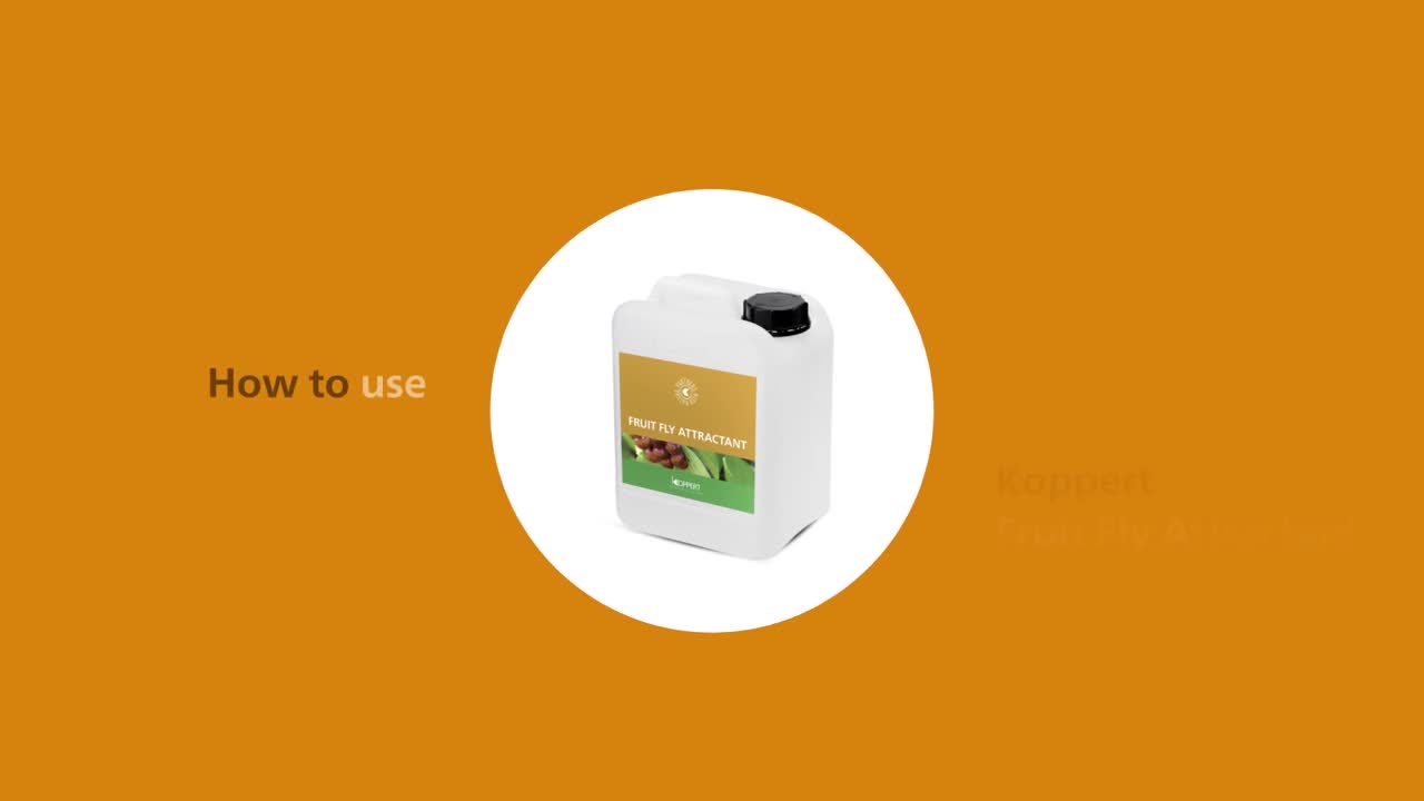 How to use Fruit Fly Attractant and Drosasan Trap from Koppert.mp4