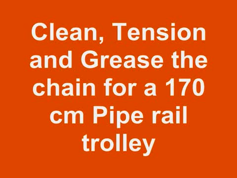 Berg Product maintain the chain of a 170 cm pipe rail trolley.wmv.mp4