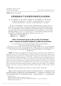 化肥減施條件下生防菌劑對哈密瓜生長的影響