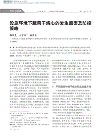 設(shè)施環(huán)境下蔬菜干燒心的發(fā)生原因及防控策略 .pdf