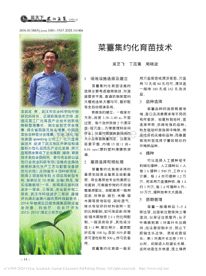 菜薹集約化育苗技術(shù).pdf