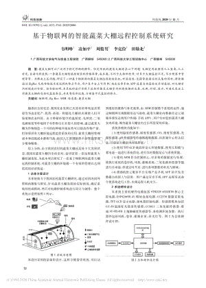 基于物聯(lián)網(wǎng)的智能蔬菜大棚遠程控制系統(tǒng)研究.pdf