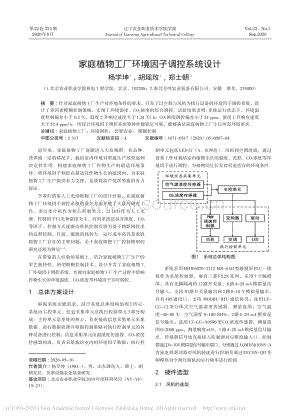 家庭植物工廠環(huán)境因子調(diào)控系統(tǒng)設(shè)計(jì).pdf