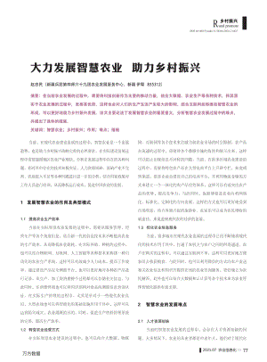 大力發(fā)展智慧農(nóng)業(yè)助力鄉(xiāng)村振興.pdf