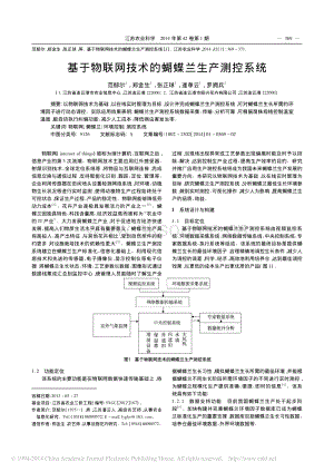 基于物聯(lián)網(wǎng)技術(shù)的蝴蝶蘭生產(chǎn)測(cè)控系統(tǒng)_范郁爾_鄭金生_張正球_逄孝云_羅擁兵.pdf