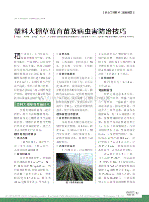 2020-塑料大棚草莓育苗及病蟲害防治技巧_杜經(jīng)玉.pdf