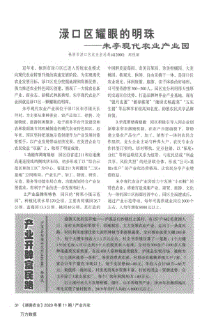 淥口區(qū)耀眼的明珠——朱亭現(xiàn)代農(nóng)業(yè)產(chǎn)業(yè)園.pdf