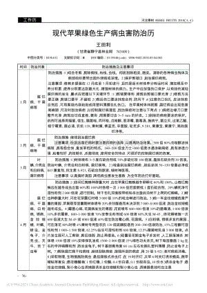2018-現(xiàn)代蘋果綠色生產(chǎn)病蟲害防治歷_王田利.pdf