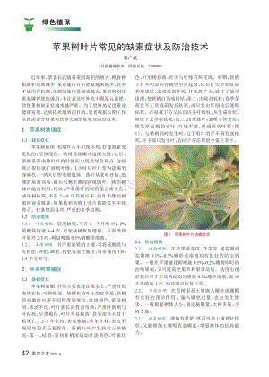 2021-蘋果樹葉片常見的缺素癥狀及防治技術(shù)_君廣斌.pdf
