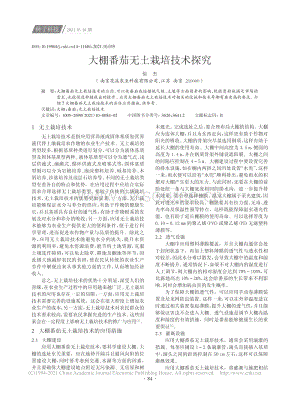 大棚番茄無土栽培技術(shù)探究.pdf