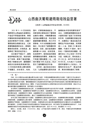 山西曲沃葡萄避雨栽培效益顯著.pdf