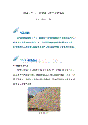 降溫天氣下京郊西瓜生產(chǎn)應(yīng)對策略.pdf