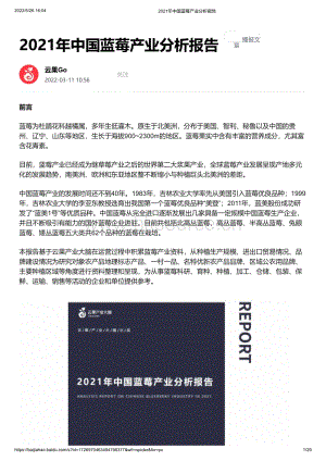 2021年中國(guó)藍(lán)莓產(chǎn)業(yè)分析報(bào)告.pdf