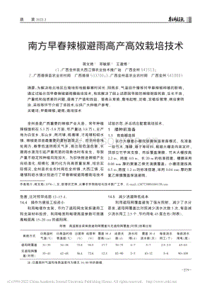 南方早春辣椒避雨高產(chǎn)高效栽培技術.pdf