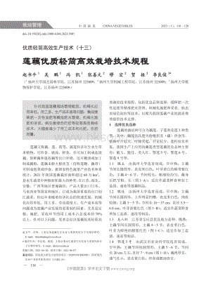 優(yōu)質(zhì)輕簡高效生產(chǎn)技術(shù)（十三）蓮藕優(yōu)質(zhì)輕簡高效栽培技術(shù)規(guī)程.pdf