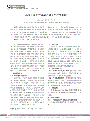 不同葉面肥對芹菜產(chǎn)量及品質(zhì)的影響.pdf