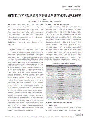 植物工廠作物栽培環(huán)境下微環(huán)境與數(shù)字化平臺(tái)技術(shù)研究.pdf
