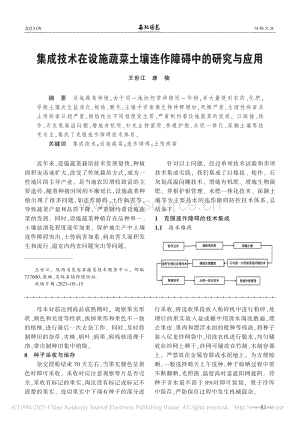 集成技術(shù)在設(shè)施蔬菜土壤連作障礙中的研究與應(yīng)用.pdf