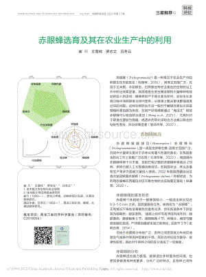 赤眼蜂選育及其在農(nóng)業(yè)生產(chǎn)中的利用.pdf