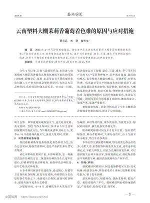 云南塑料大棚茉莉香葡萄著色難的原因與應(yīng)對措施_賈云兵.pdf