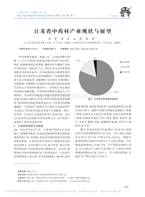 江蘇省中藥材產(chǎn)業(yè)現(xiàn)狀與展望_徐雯.pdf