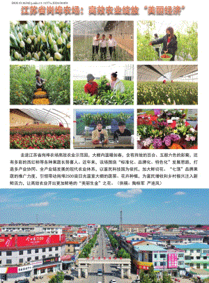 江蘇省崗埠農(nóng)場_高效農(nóng)業(yè)綻放“美麗經(jīng)濟(jì)”_陶桂軍_.pdf