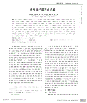 油橄欖扦插育苗試驗(yàn).pdf